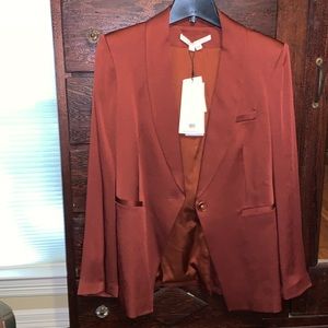 Veronica Beard NWT Kollia Dickey Blazer in Clay size 8